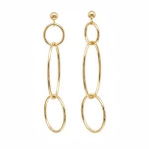 PENDIENTE AROS SATELITES