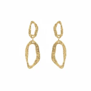 PENDIENTES GOLDEN FLOW