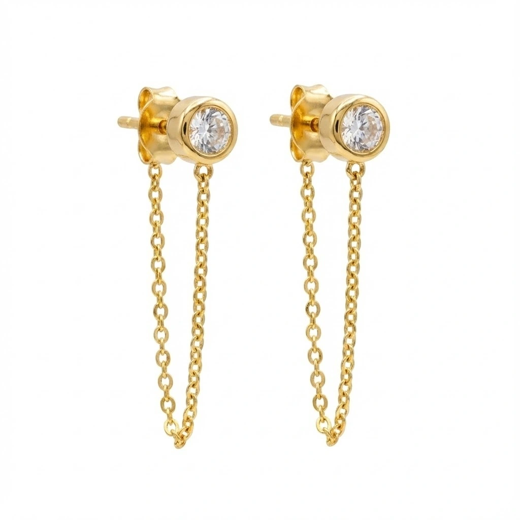 PENDIENTES CHAINED BRIGHT