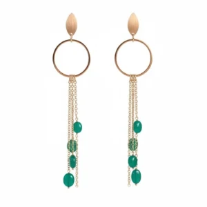 PENDIENTES CRIOPRASA VERDE