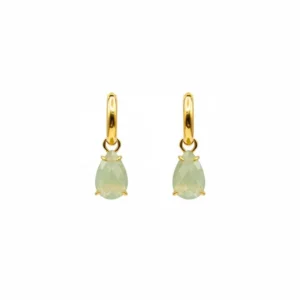 PENDIENTES LOURDES AVENTURINA VERDE