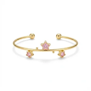 PULSERA STARS ROSA