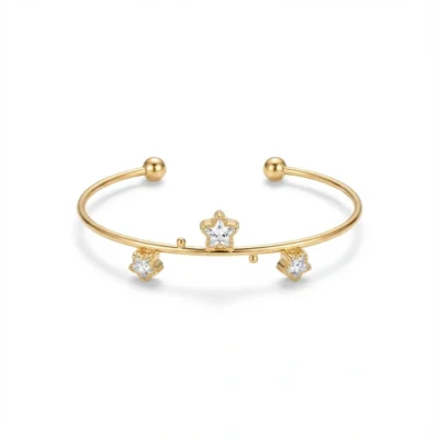 PULSERA STARS TRANSPARENTE