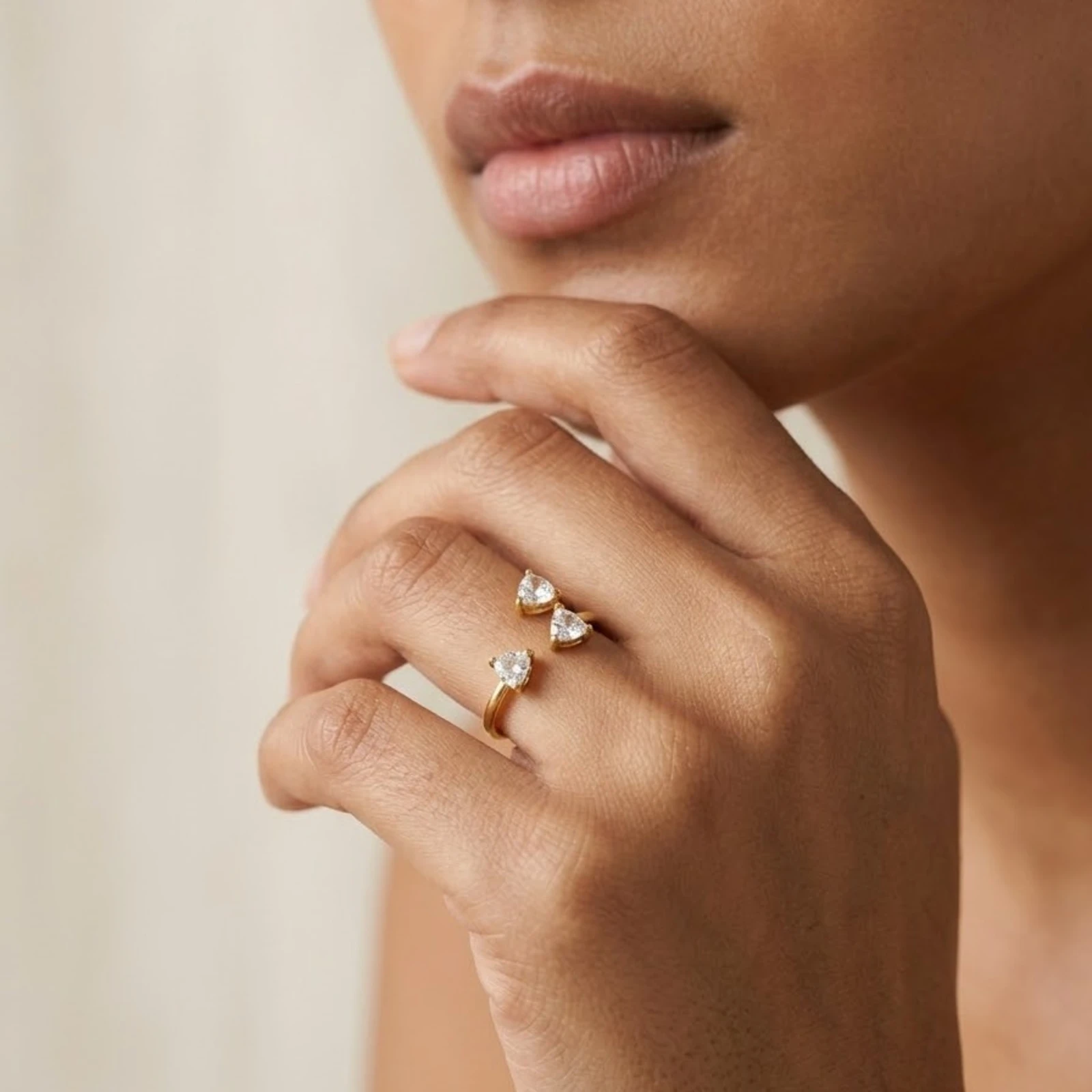 ANILLO TRIPLE CORAZON - Imagen 2