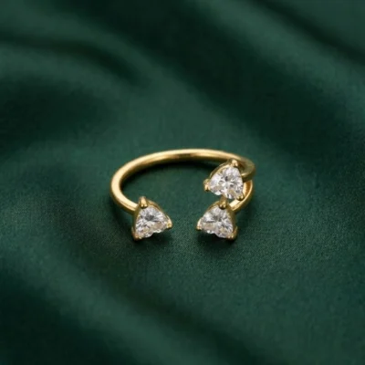 ANILLO TRIPLE CORAZON