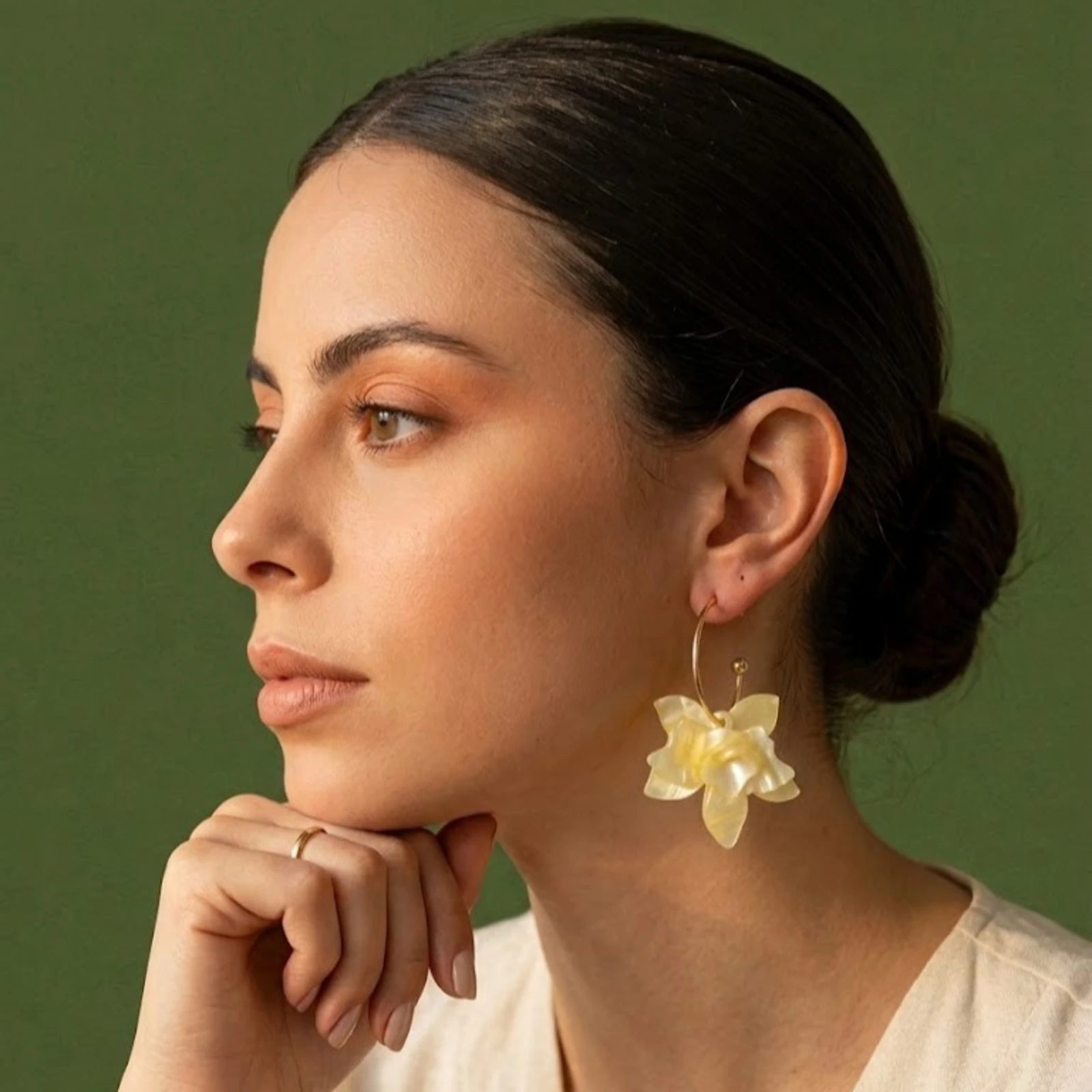 PENDIENTES AURA AMARILLA