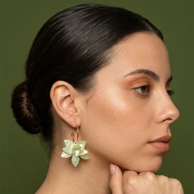 PENDIENTES AURA VERDE